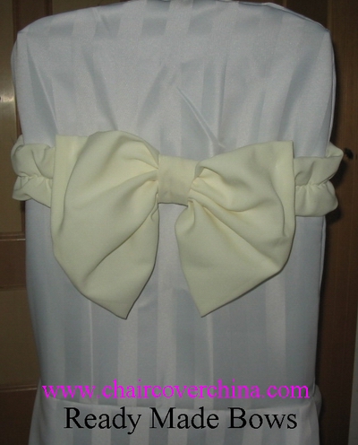 Sashes Bow Chair Tiesorganza sashes Chair CoverChair CoversWedding 